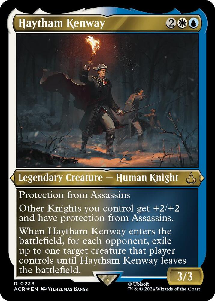 Haytham Kenway 238 (Universes Beyond: Assassin's Creed)  - Etched Foil | Good Games Modbury