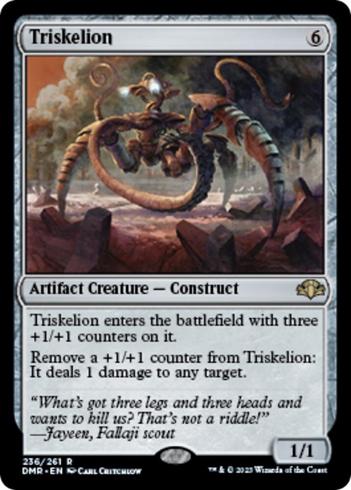 Triskelion 236/261 (Dominaria Remastered)  - Foil | Good Games Modbury