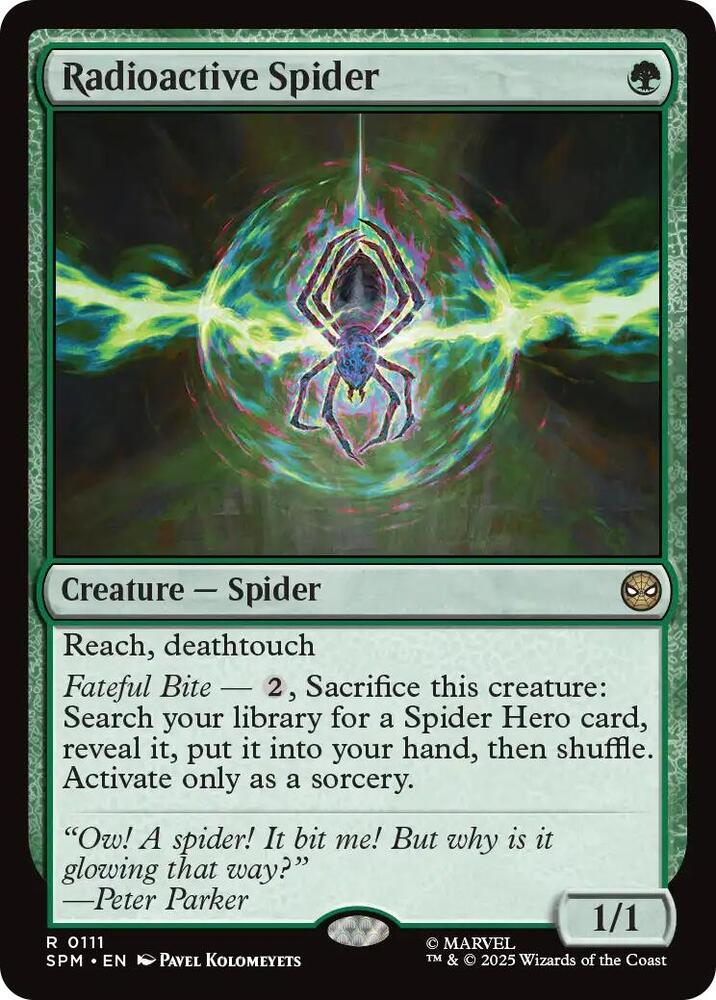Radioactive Spider 111/198 (Marvel's Spider-Man)  - Foil | Good Games Modbury