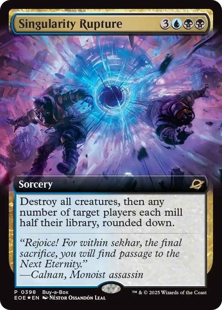 Singularity Rupture Extended Art 398/276 (Buy-A-Box Promos)  - Foil | Good Games Modbury
