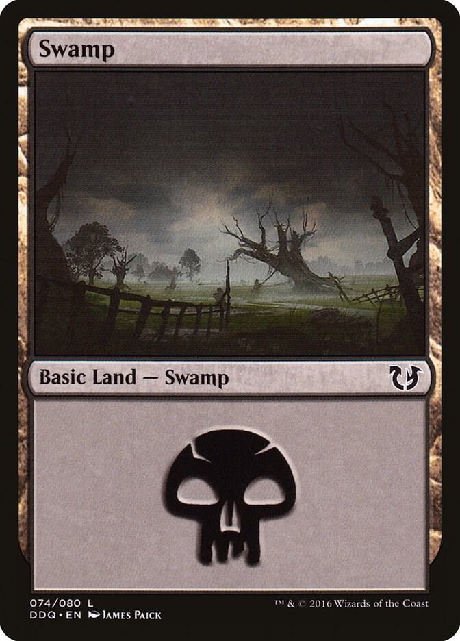 Swamp 074 74/80 (Duel Decks: Blessed vs. Cursed)  | Good Games Modbury