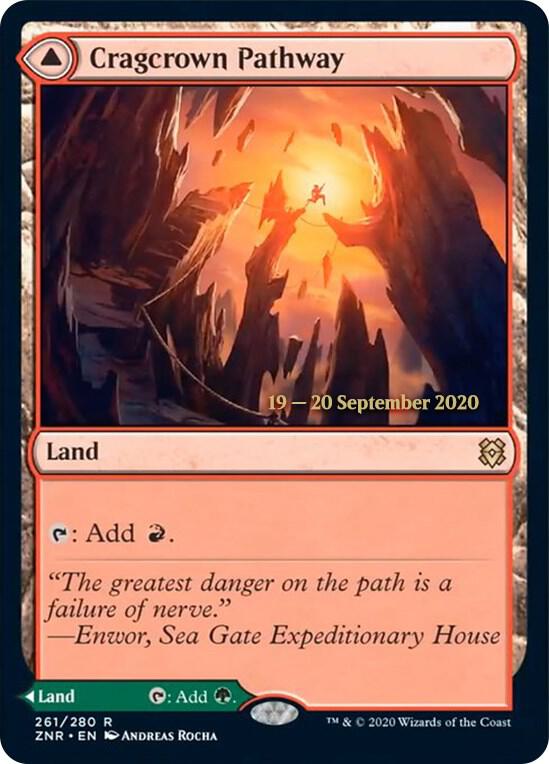 Cragcrown Pathway 261s/169 (Prerelease Cards)  - Foil | Good Games Modbury