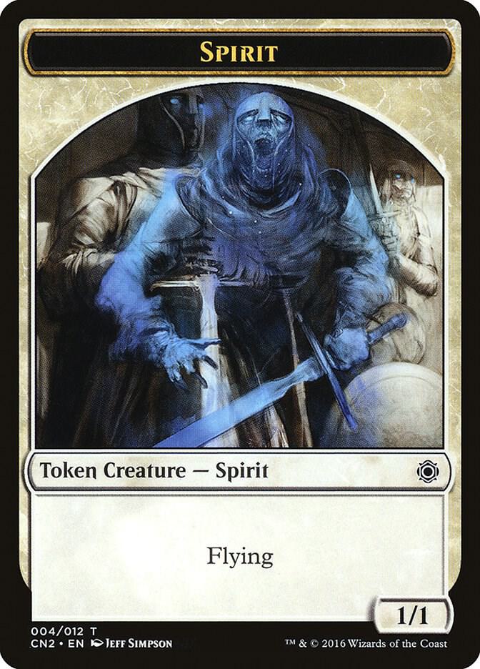 Spirit Token 4/12 (Conspiracy: Take the Crown)  | Good Games Modbury