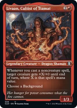 Livaan, Cultist of Tiamat 508 (Commander Legends: Battle for Baldur's Gate)  - Etched Foil | Good Games Modbury
