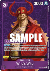 Who's.Who (Tournament Pack Vol. 3) [Winner] [One Piece Promotion Cards] | Good Games Modbury