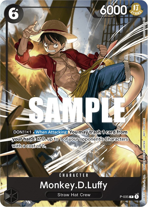 Monkey.D.Luffy (Pirates Party Vol. 3) [One Piece Promotion Cards] | Good Games Modbury