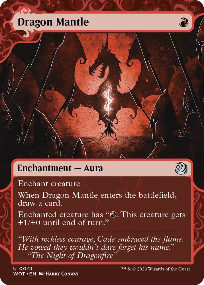 Dragon Mantle 41/63 (Wilds of Eldraine: Enchanting Tales)  - Showcase | Good Games Modbury
