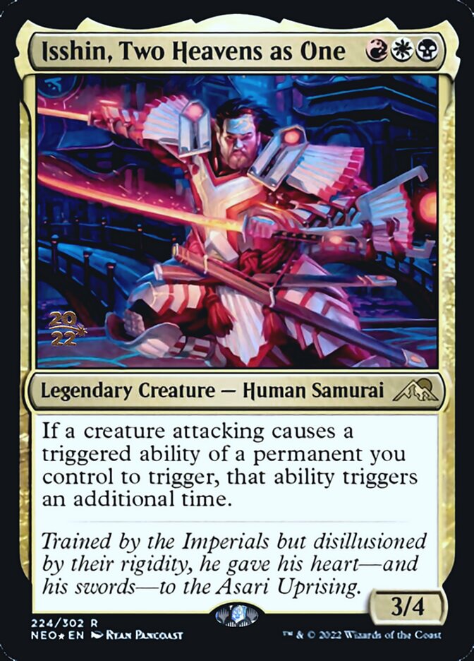 Isshin, Two Heavens as One [Kamigawa: Neon Dynasty Prerelease Promos] | Good Games Modbury