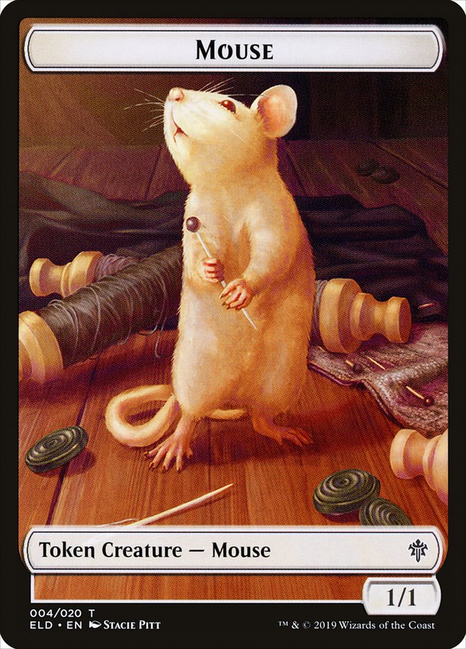 Mouse Token [Throne of Eldraine Tokens] | Good Games Modbury