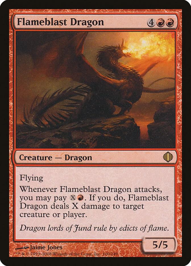 Flameblast Dragon 100/249 (Shards of Alara)  - Foil | Good Games Modbury