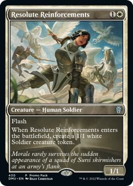 Resolute Reinforcements 430 (Promo Pack: Dominaria United)  | Good Games Modbury