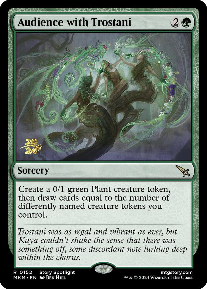 Audience with Trostani 152s/182 (Prerelease Cards)  - PreRelease Foil | Good Games Modbury