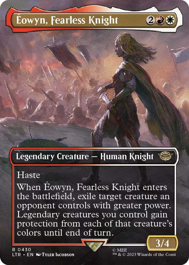 Eowyn, Fearless Knight (Borderless Alternate Art) [The Lord of the Rings: Tales of Middle-Earth] | Good Games Modbury