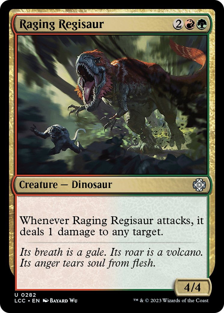 Raging Regisaur [The Lost Caverns of Ixalan Commander] | Good Games Modbury