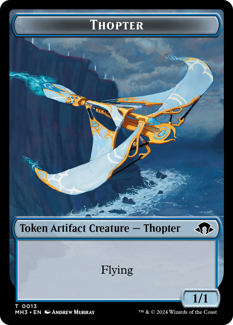 Phyrexian Germ // Thopter Double-Sided Token [Modern Horizons 3 Tokens] | Good Games Modbury