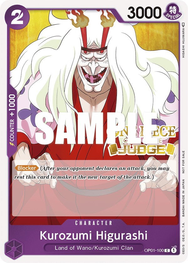 Kurozumi Higurashi (Judge) [One Piece Promotion Cards] | Good Games Modbury