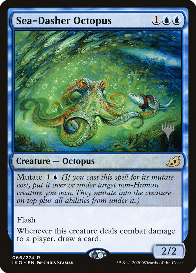 Sea-Dasher Octopus (Promo Pack) [Ikoria: Lair of Behemoths Promos] | Good Games Modbury