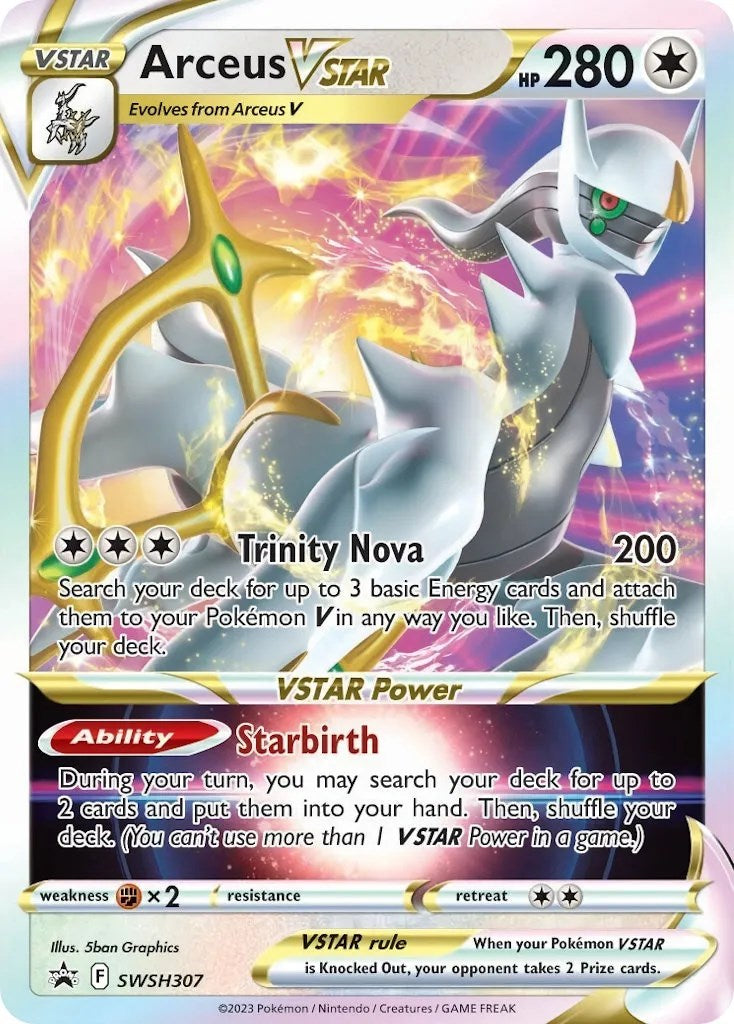 Arceus VSTAR (SWSH307) [Sword & Shield: Black Star Promos] | Good Games Modbury