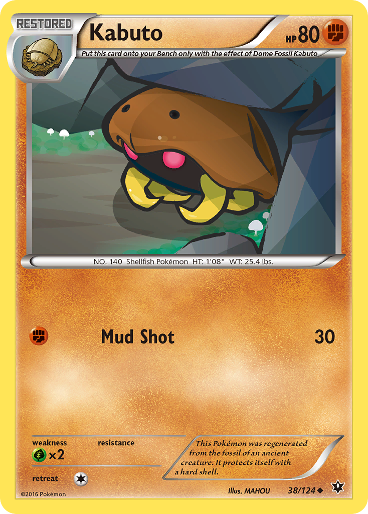 Kabuto (38/124) [XY: Fates Collide] | Good Games Modbury