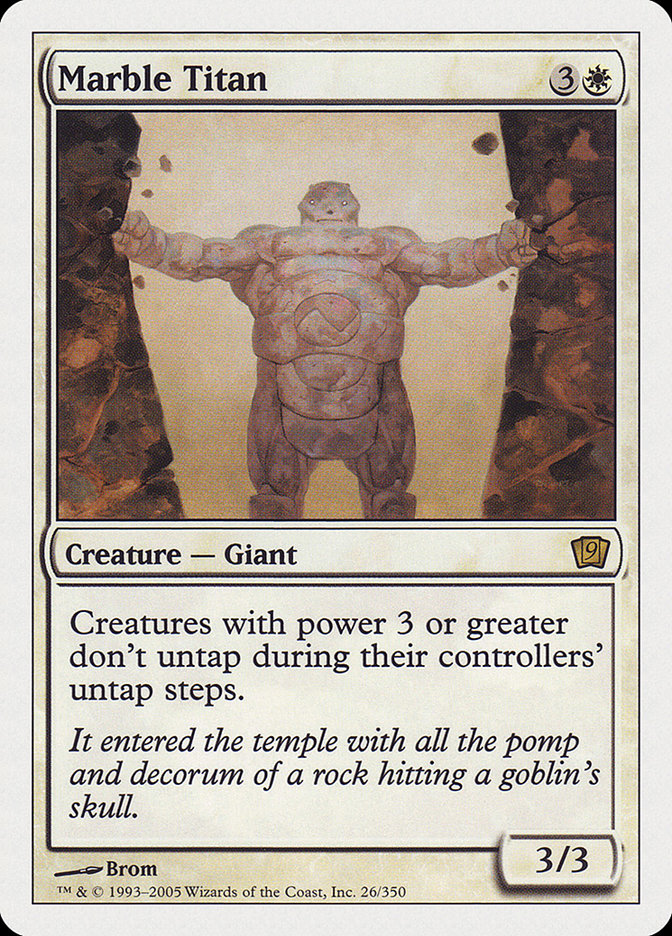 Marble Titan 26/350 (9th Edition)  | Good Games Modbury