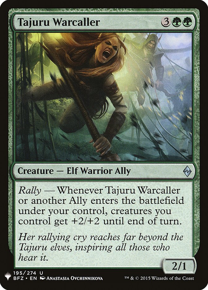 Tajuru Warcaller [Mystery Booster] | Good Games Modbury