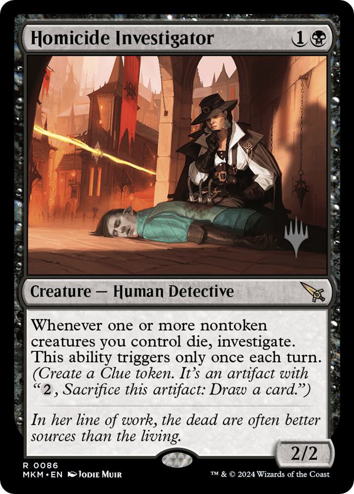 Homicide Investigator 86p/182 (Promo Pack: Murders at Karlov Manor)  - Foil | Good Games Modbury