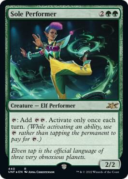 Sole Performer Galaxy Foil 440/244 (Unfinity)  - Foil | Good Games Modbury