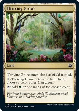 Thriving Grove 268/62 (Commander: Adventures in the Forgotten Realms)  | Good Games Modbury