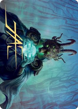 Masked Vandal Art Card Gold Stamped Signature 49 (Art Series: Kaldheim)  | Good Games Modbury