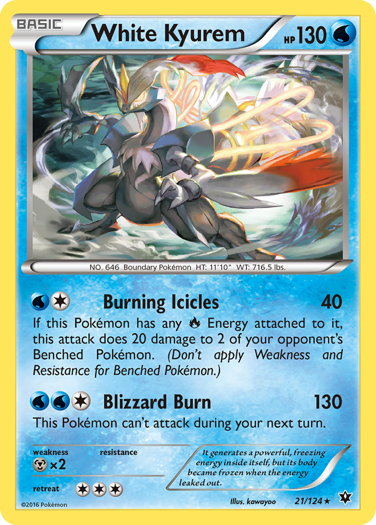 White Kyurem (21/124) [XY: Fates Collide] | Good Games Modbury