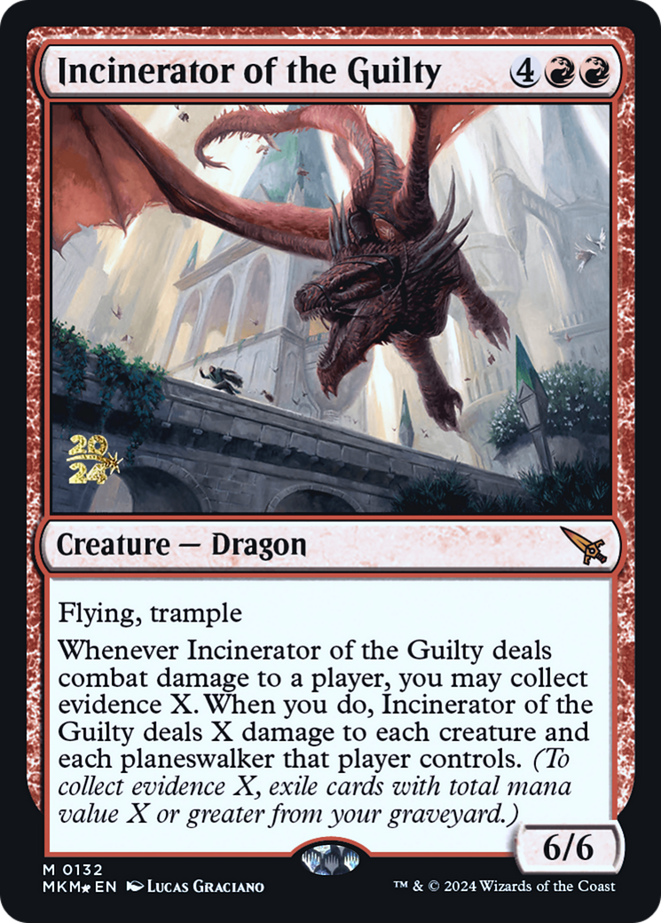 Incinerator of the Guilty [Murders at Karlov Manor Prerelease Promos] | Good Games Modbury