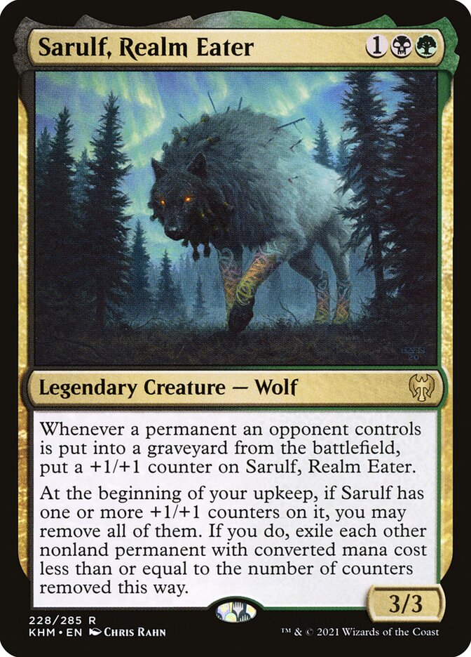 Sarulf, Realm Eater 228/285 (Kaldheim)  | Good Games Modbury