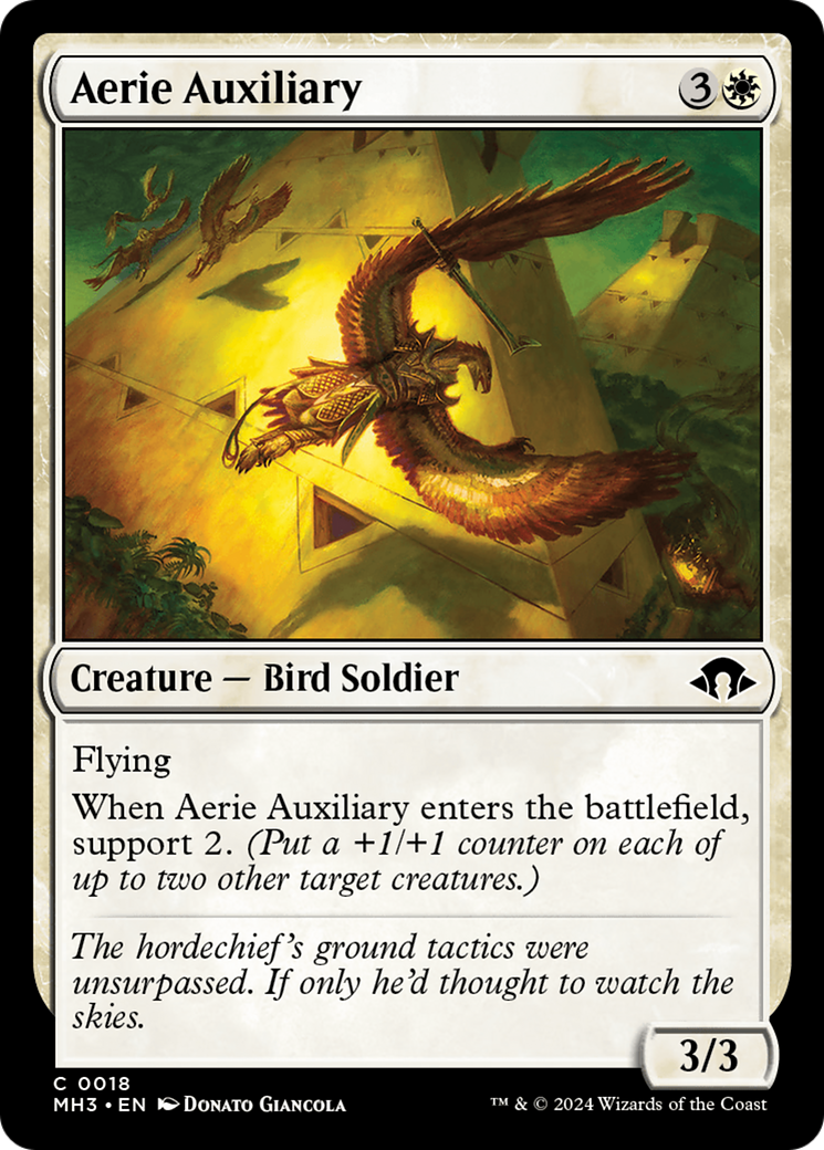 Aerie Auxiliary [Modern Horizons 3] | Good Games Modbury