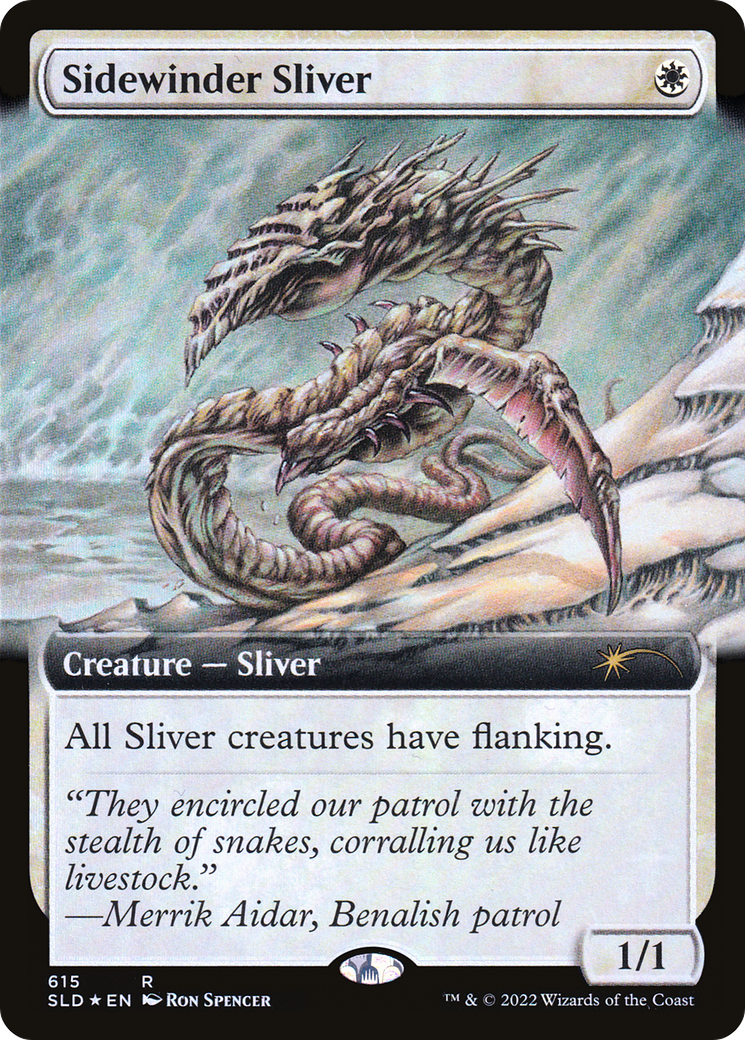 Sidewinder Sliver (Extended Art) [Secret Lair Drop Promos] | Good Games Modbury