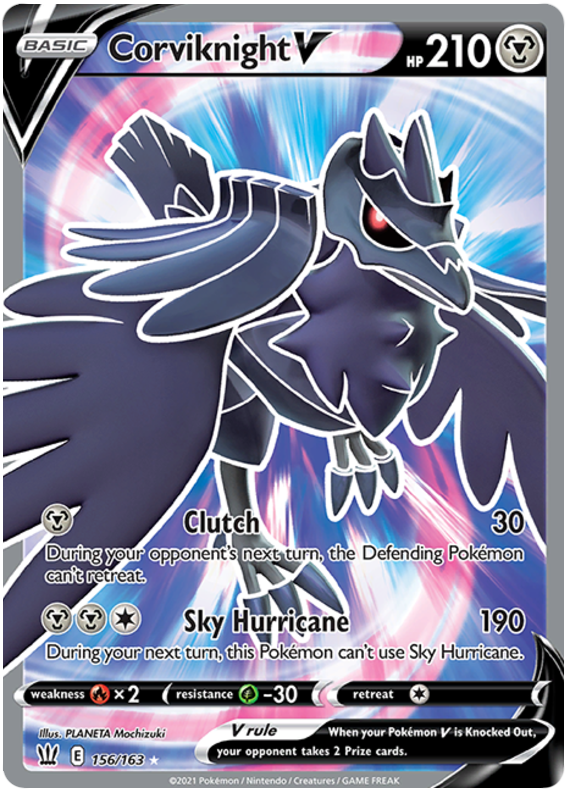 Corviknight V (156/163) [Sword & Shield: Battle Styles] | Good Games Modbury