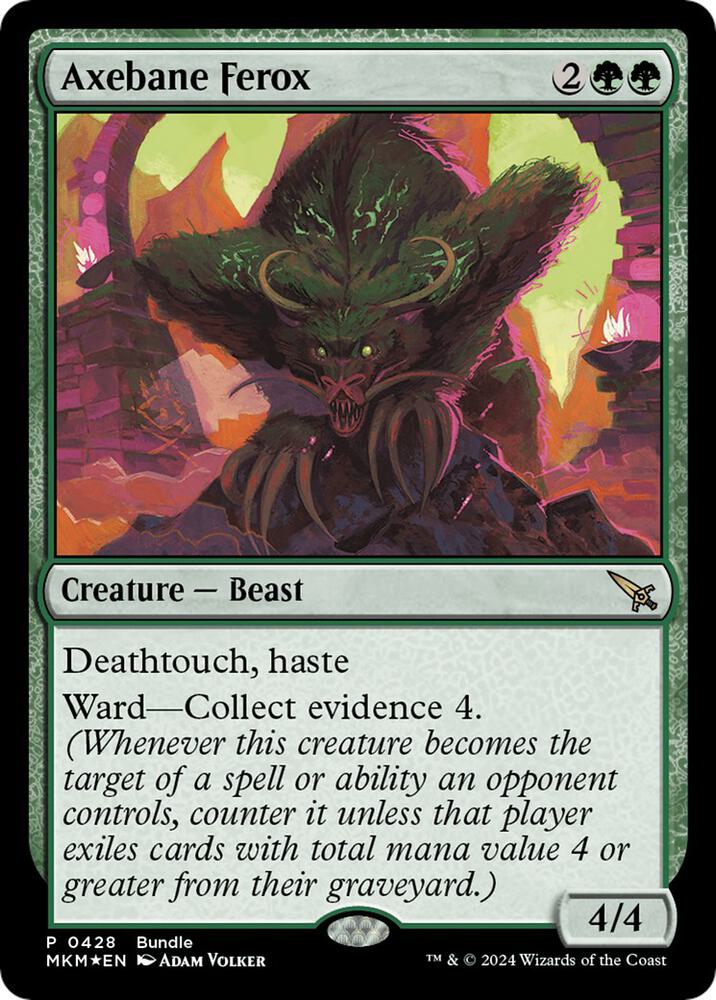 Axebane Ferox MKM Bundle 428 (Unique and Miscellaneous Promos)  - Foil | Good Games Modbury