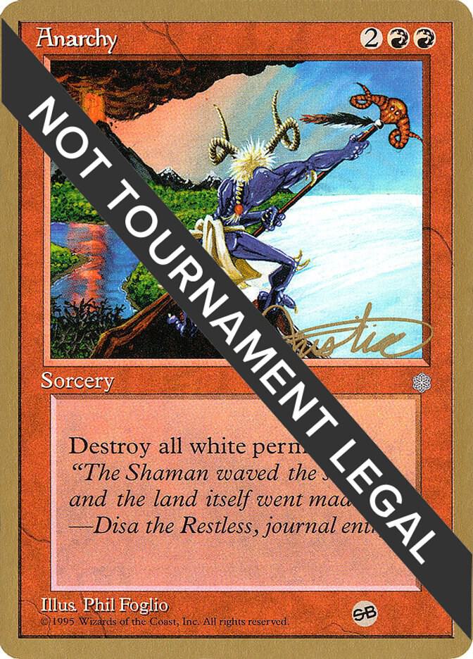 Anarchy 1996 Mark Justice ICE SB mj49sb/308 (World Championship Decks)  | Good Games Modbury