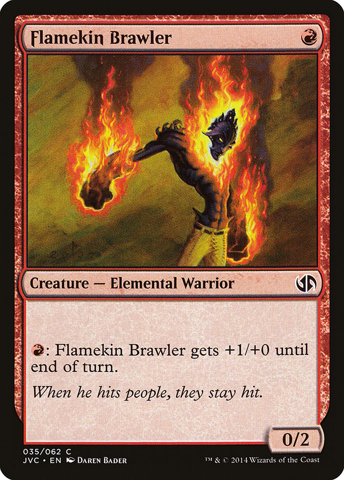 Flamekin Brawler 35/62 (Duel Decks: Anthology)  | Good Games Modbury