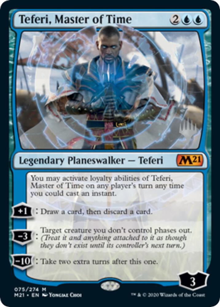 Teferi Master of Time 75 (Promo Pack: Core Set 2021)  | Good Games Modbury