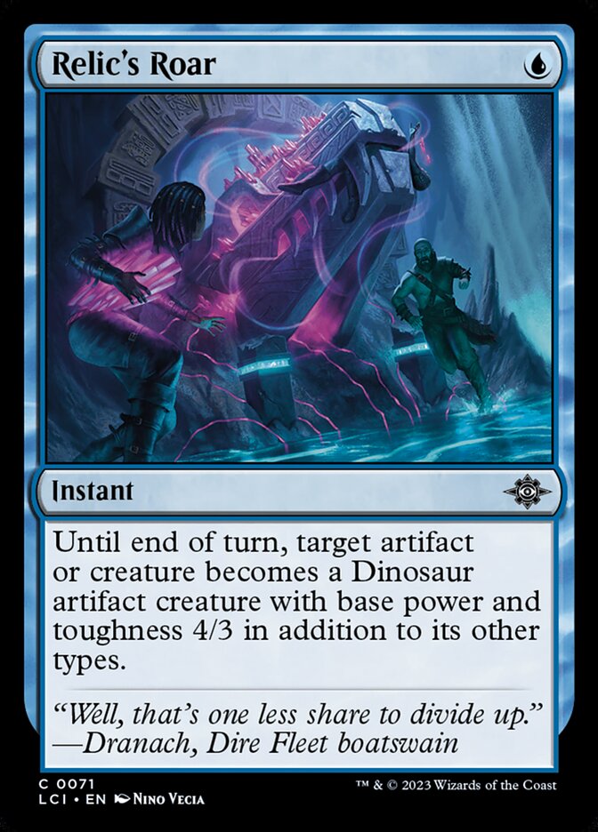 Relic's Roar 71/291 (The Lost Caverns of Ixalan)  - Foil | Good Games Modbury