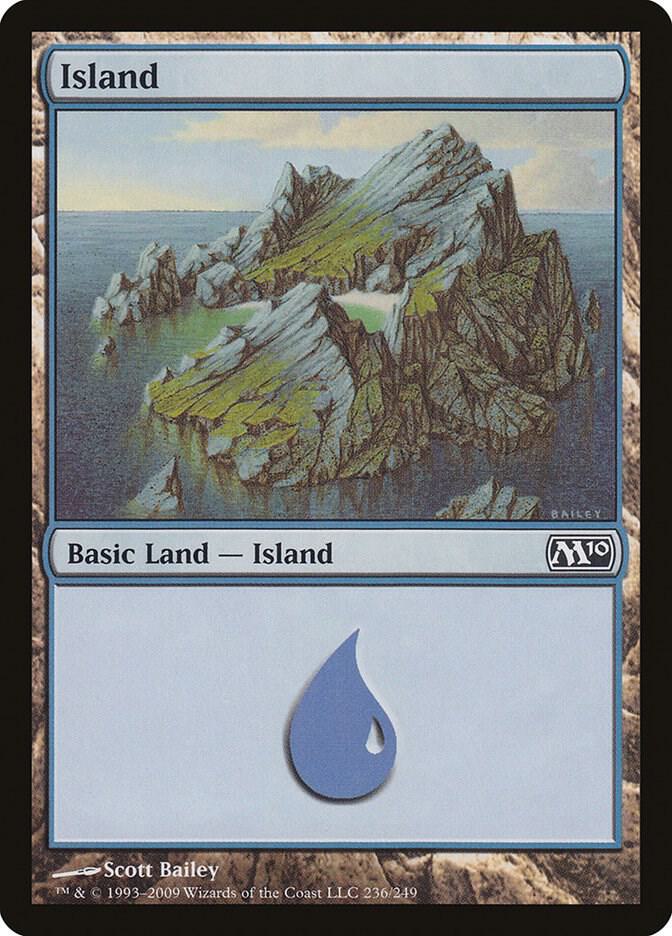 Island 236 (Magic 2010 (M10))  - Foil | Good Games Modbury