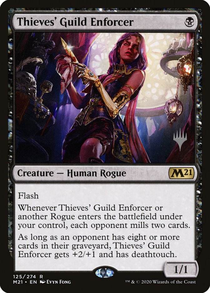 Thieves' Guild Enforcer (Promo Pack) [Core Set 2021 Promos] | Good Games Modbury