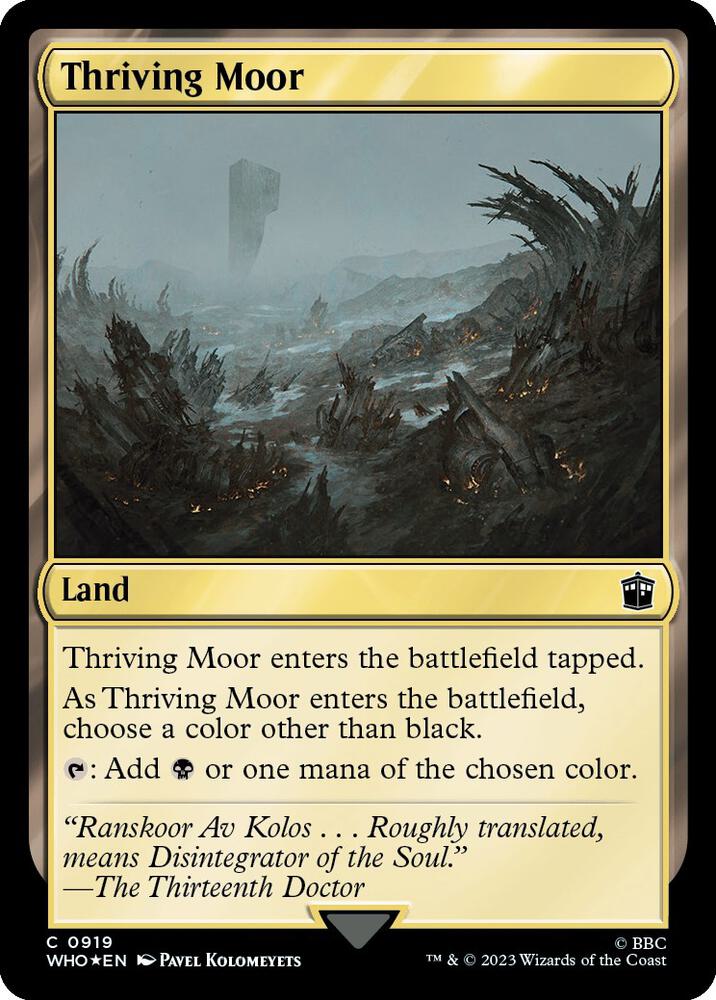 Thriving Moor 919/331 (Universes Beyond: Doctor Who)  - Surge Foil | Good Games Modbury