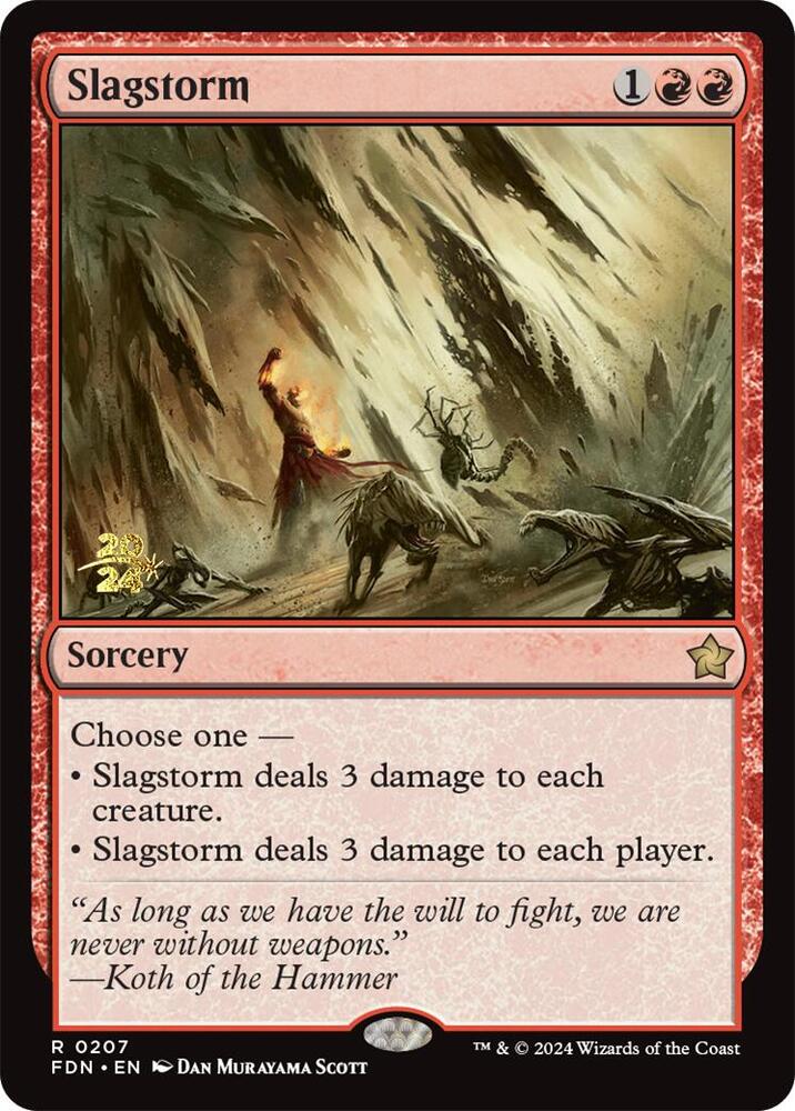 Slagstorm 207s/101 (Prerelease Cards)  - Foil | Good Games Modbury
