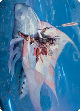 Sky Blessed Samurai Art Card 19 (Art Series: Kamigawa: Neon Dynasty)  | Good Games Modbury