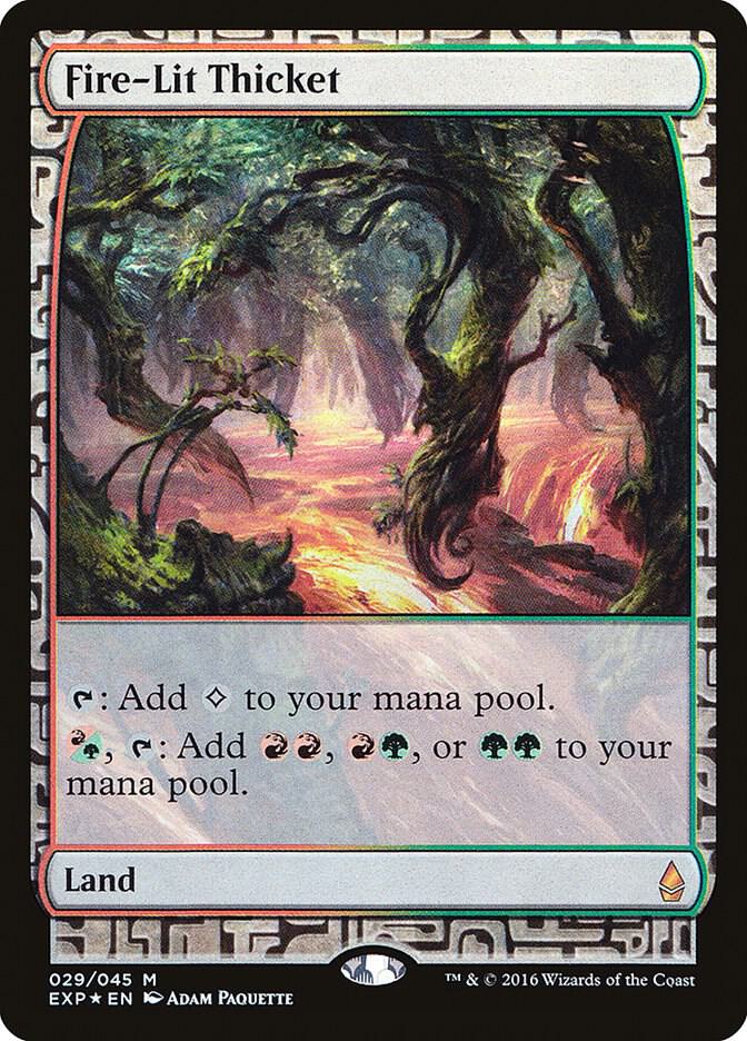 Fire-Lit Thicket 29/45 (Zendikar Expeditions)  - Foil | Good Games Modbury