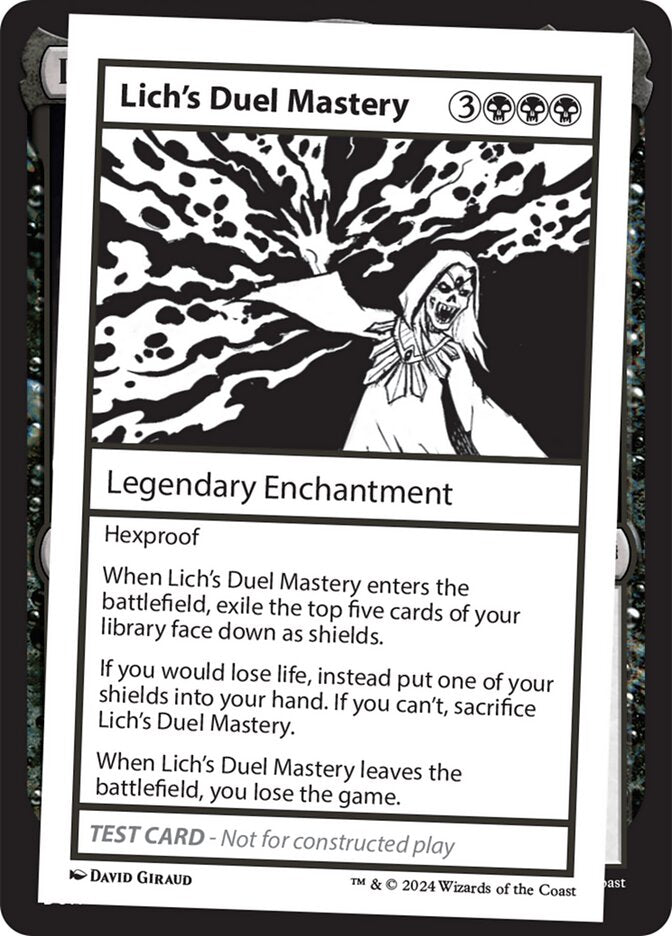 Lich's Duel Mastery 546/390 (Mystery Booster 2 Playtest Cards)  | Good Games Modbury