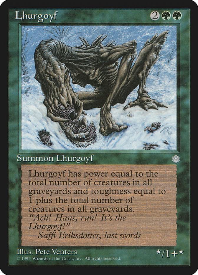 Lhurgoyf 252/383 (Ice Age)  | Good Games Modbury