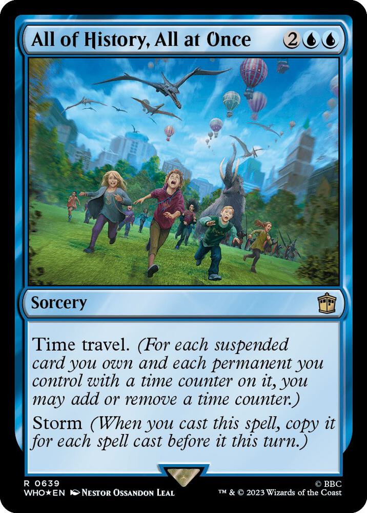 All of History, All at Once 639/331 (Universes Beyond: Doctor Who)  - Surge Foil | Good Games Modbury
