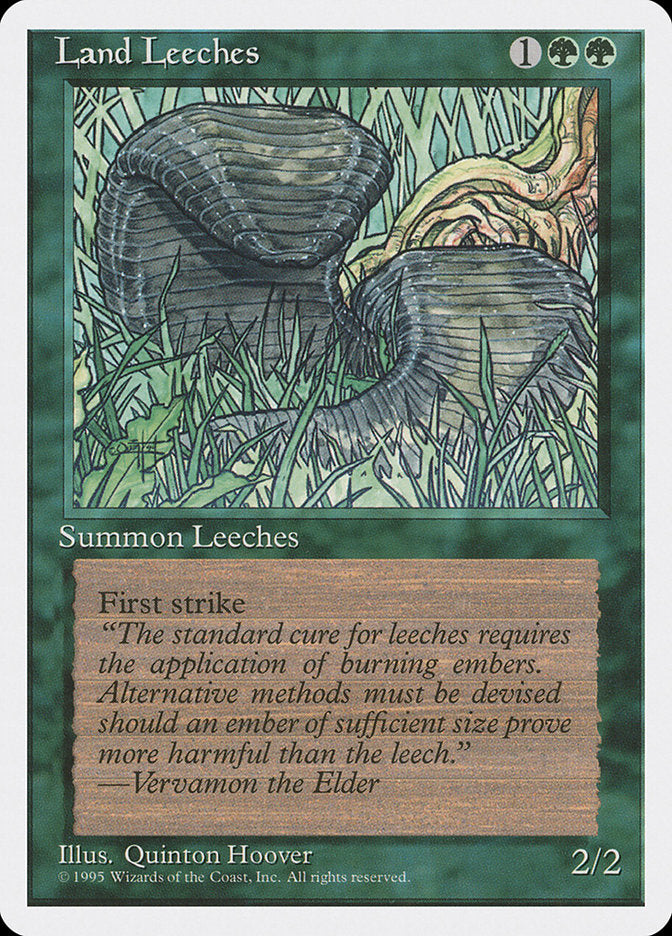 Land Leeches 255/378 (Fourth Edition)  | Good Games Modbury